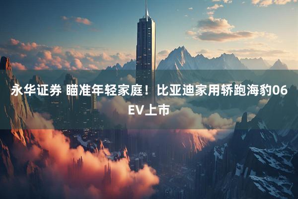 永华证券 瞄准年轻家庭!比亚迪家用轿跑海豹06EV上市